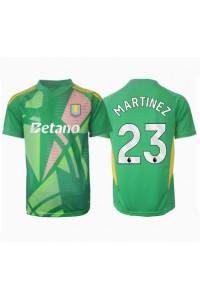 Aston Villa Emiliano Martinez #23 Keeper Fotballdrakt Hjemme Klær 2024-25 Korte ermer